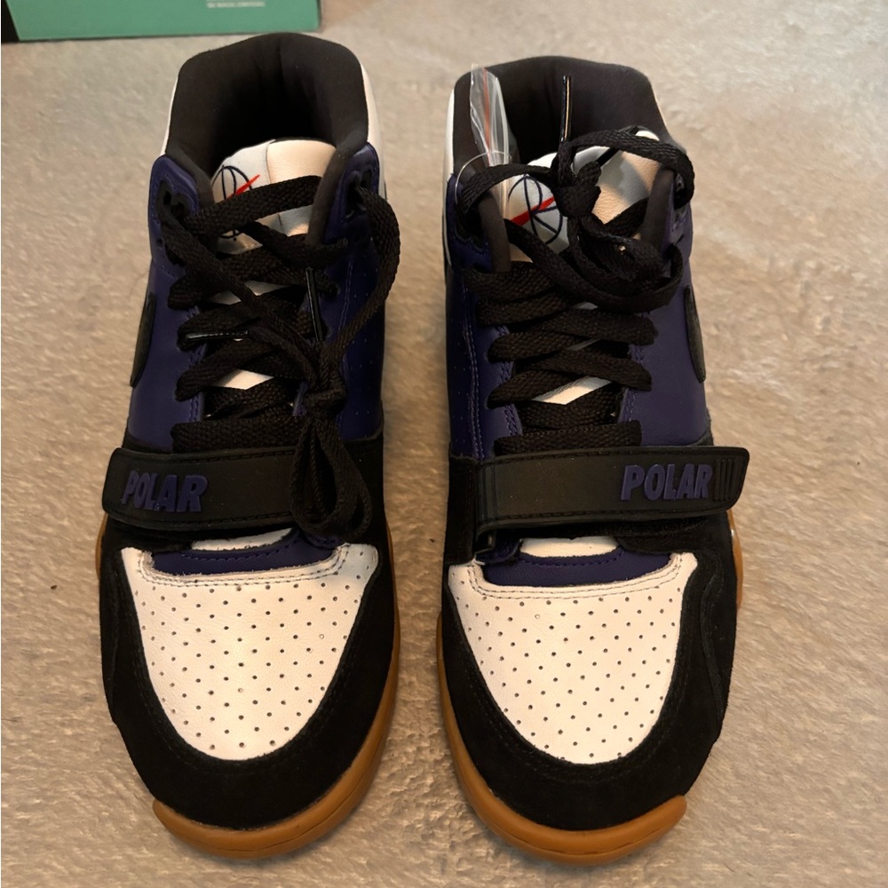 Nike Men's Polar Skate Co x Air Trainer 1 SB 'Black Deep Royal